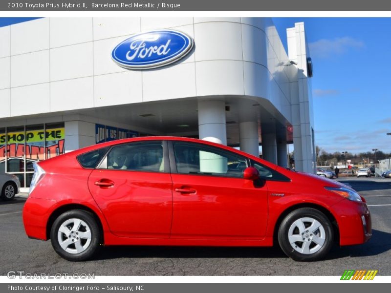 Barcelona Red Metallic / Bisque 2010 Toyota Prius Hybrid II