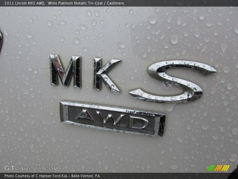 White Platinum Metallic Tri-Coat / Cashmere 2011 Lincoln MKS AWD