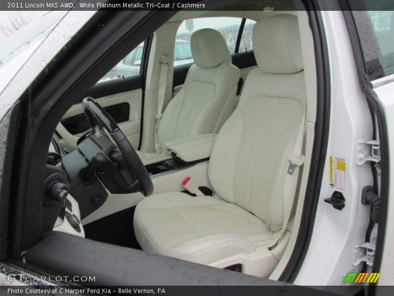 White Platinum Metallic Tri-Coat / Cashmere 2011 Lincoln MKS AWD