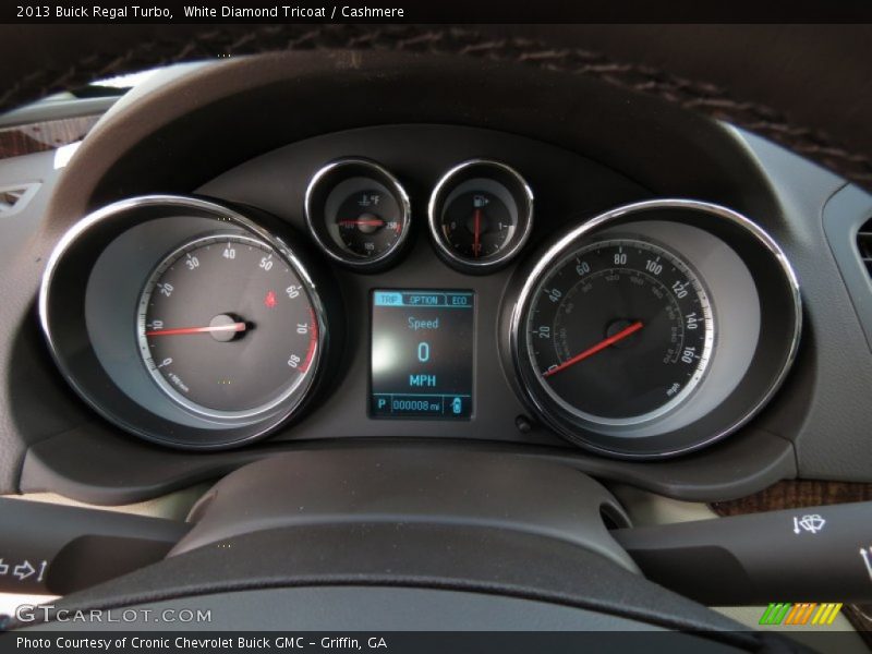 White Diamond Tricoat / Cashmere 2013 Buick Regal Turbo