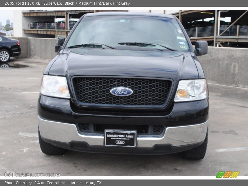 Black / Medium Flint/Dark Flint Grey 2005 Ford F150 XLT SuperCab