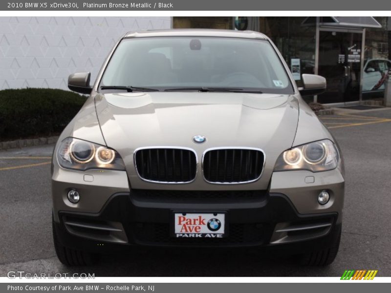 Platinum Bronze Metallic / Black 2010 BMW X5 xDrive30i