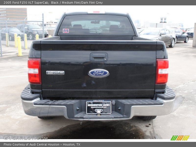 Black / Medium Flint/Dark Flint Grey 2005 Ford F150 XLT SuperCab