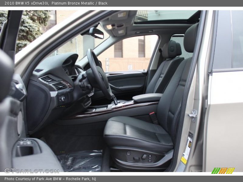 Platinum Bronze Metallic / Black 2010 BMW X5 xDrive30i