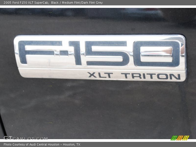 Black / Medium Flint/Dark Flint Grey 2005 Ford F150 XLT SuperCab