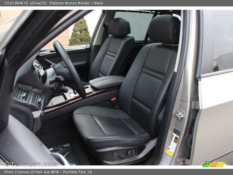 Platinum Bronze Metallic / Black 2010 BMW X5 xDrive30i