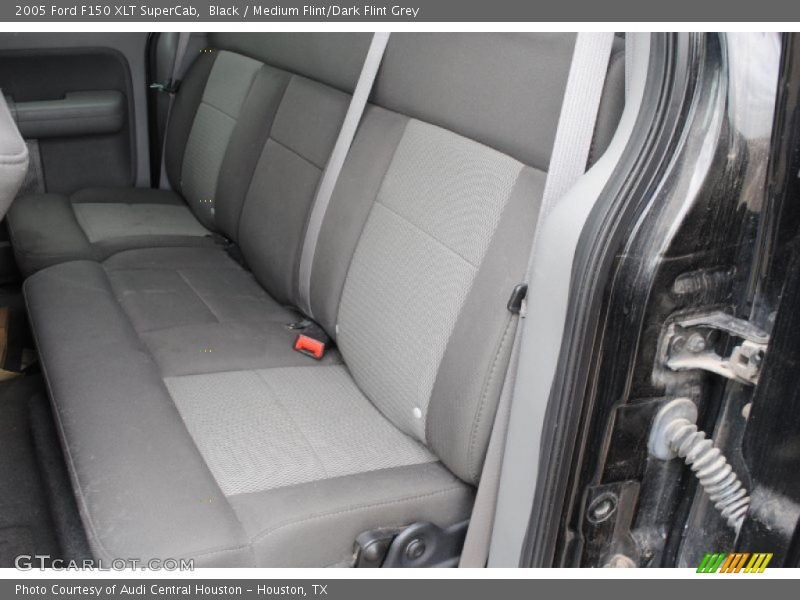 Black / Medium Flint/Dark Flint Grey 2005 Ford F150 XLT SuperCab