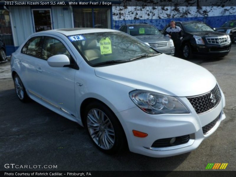 White Water Pearl / Beige 2012 Suzuki Kizashi Sport SLS AWD