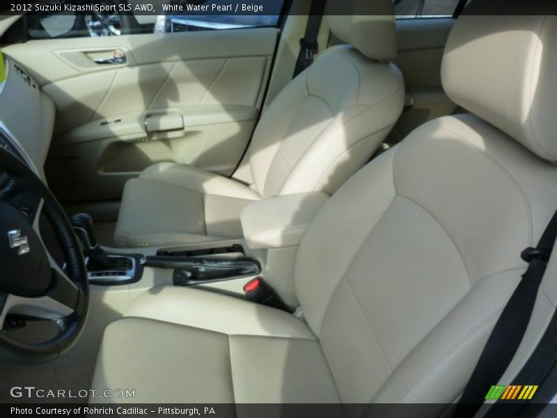 White Water Pearl / Beige 2012 Suzuki Kizashi Sport SLS AWD