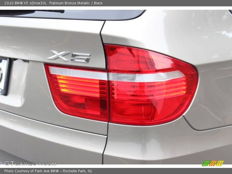 Platinum Bronze Metallic / Black 2010 BMW X5 xDrive30i