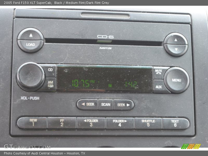 Black / Medium Flint/Dark Flint Grey 2005 Ford F150 XLT SuperCab