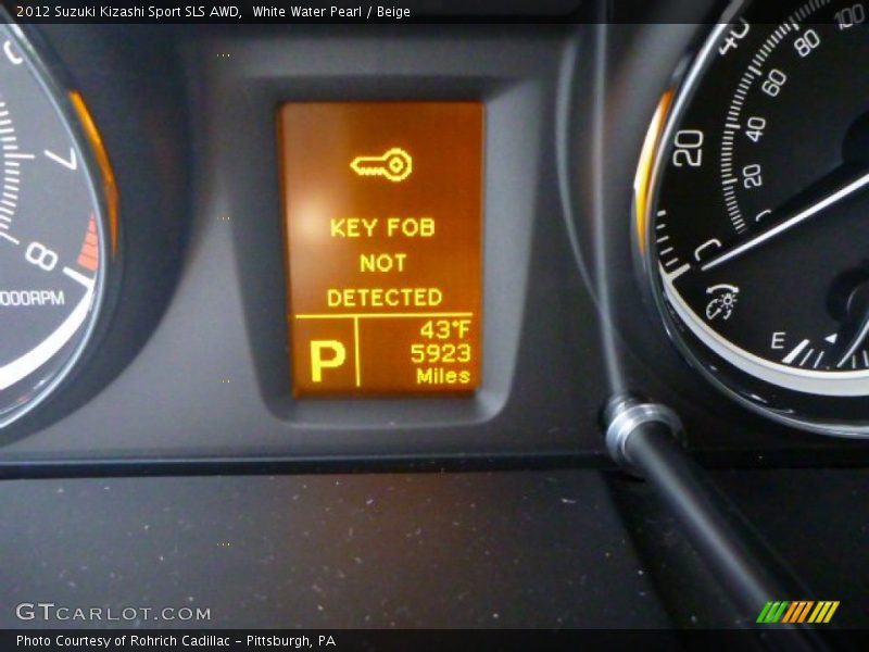 White Water Pearl / Beige 2012 Suzuki Kizashi Sport SLS AWD