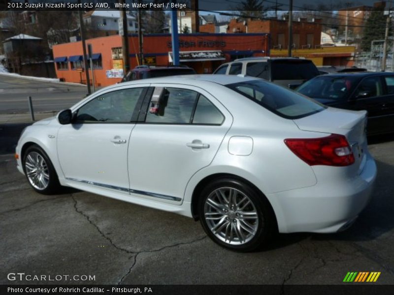White Water Pearl / Beige 2012 Suzuki Kizashi Sport SLS AWD