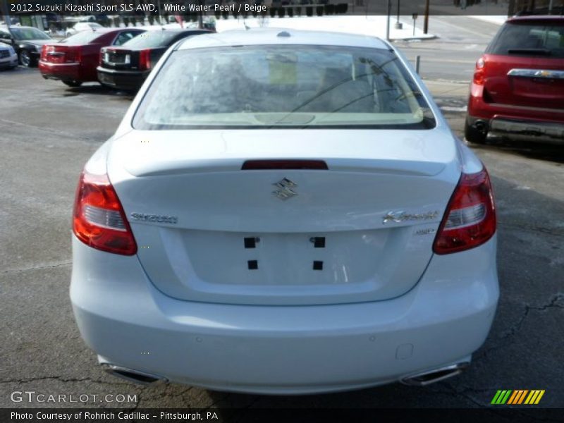 White Water Pearl / Beige 2012 Suzuki Kizashi Sport SLS AWD