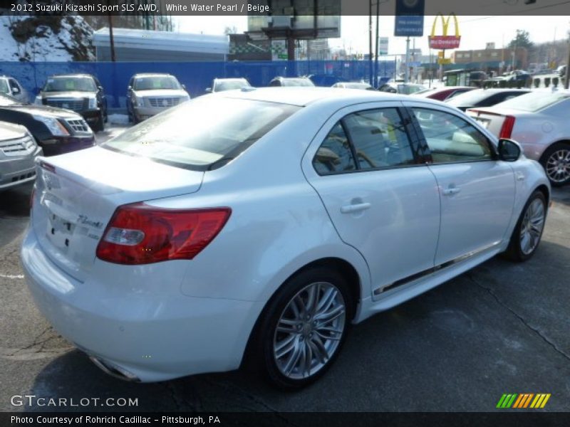 White Water Pearl / Beige 2012 Suzuki Kizashi Sport SLS AWD