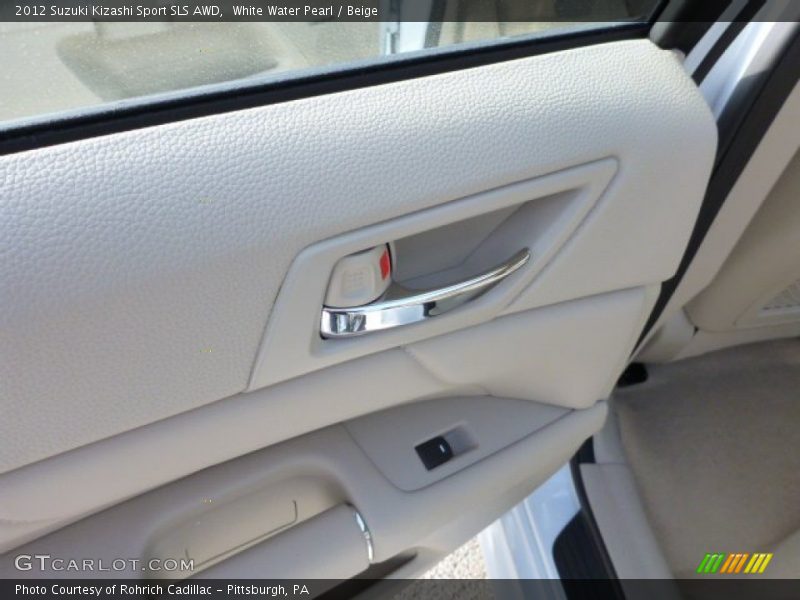 White Water Pearl / Beige 2012 Suzuki Kizashi Sport SLS AWD