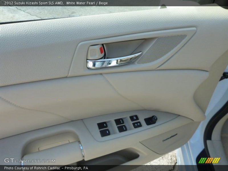 White Water Pearl / Beige 2012 Suzuki Kizashi Sport SLS AWD