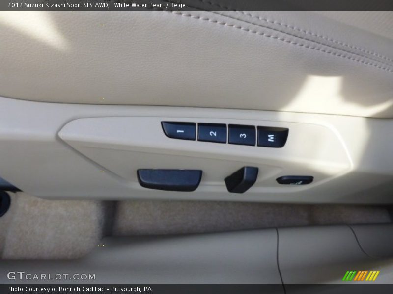 Controls of 2012 Kizashi Sport SLS AWD