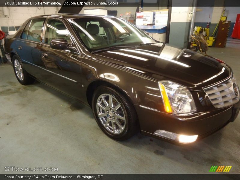 Front 3/4 View of 2008 DTS Performance