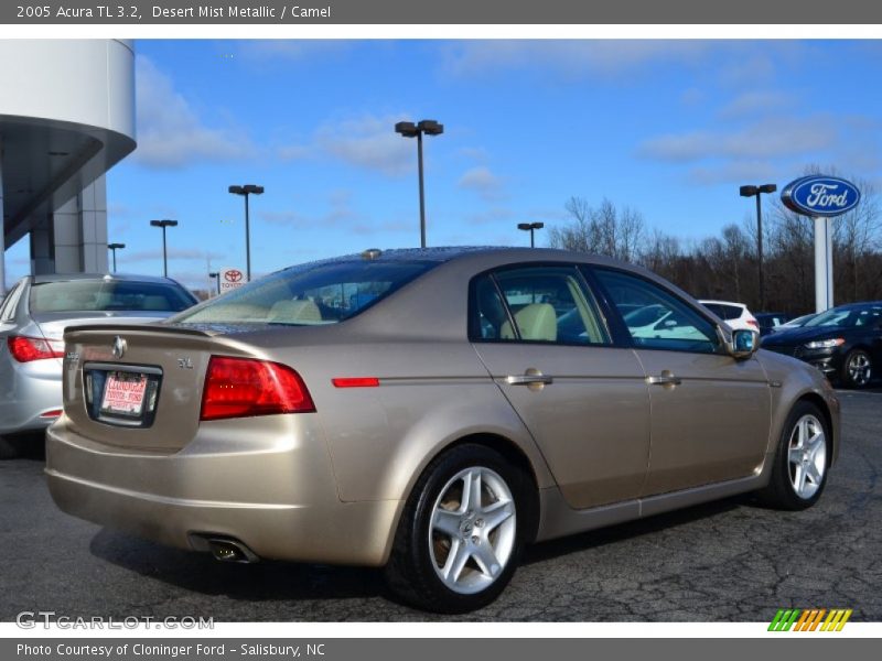 Desert Mist Metallic / Camel 2005 Acura TL 3.2