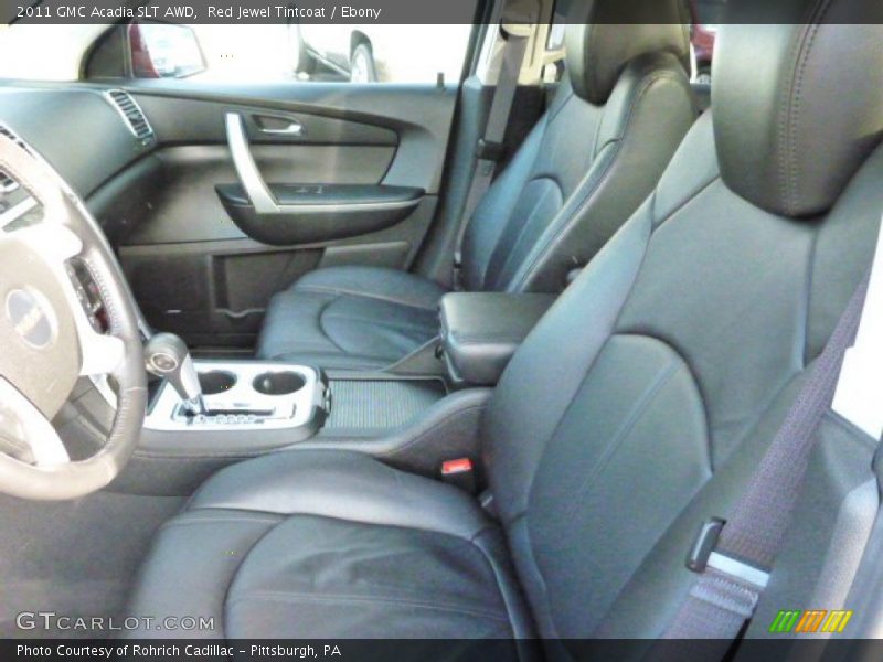 Red Jewel Tintcoat / Ebony 2011 GMC Acadia SLT AWD