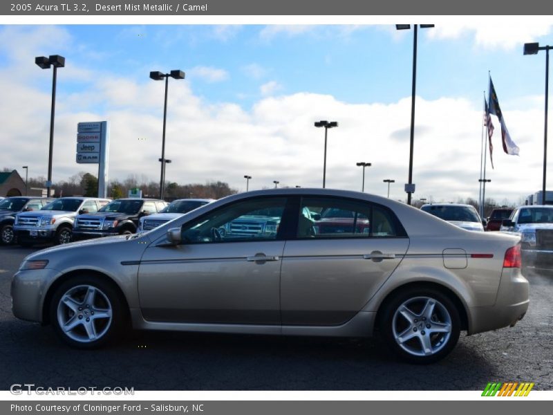 Desert Mist Metallic / Camel 2005 Acura TL 3.2