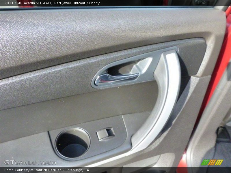 Red Jewel Tintcoat / Ebony 2011 GMC Acadia SLT AWD