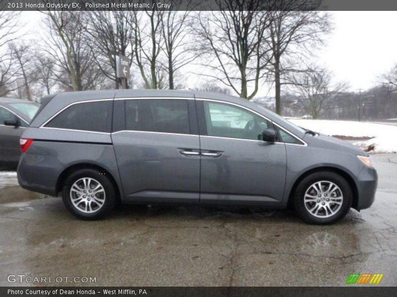 Polished Metal Metallic / Gray 2013 Honda Odyssey EX