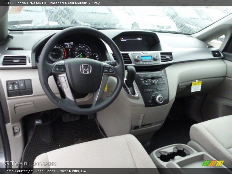 Polished Metal Metallic / Gray 2013 Honda Odyssey EX