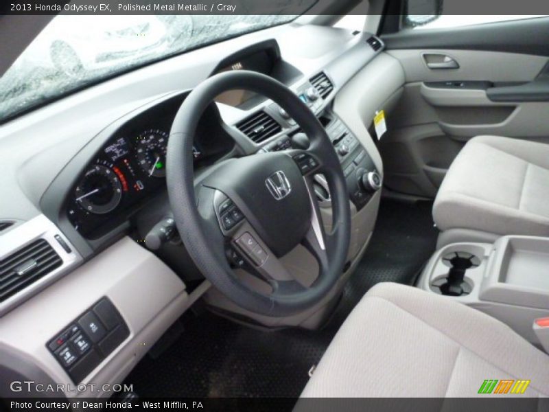 Polished Metal Metallic / Gray 2013 Honda Odyssey EX