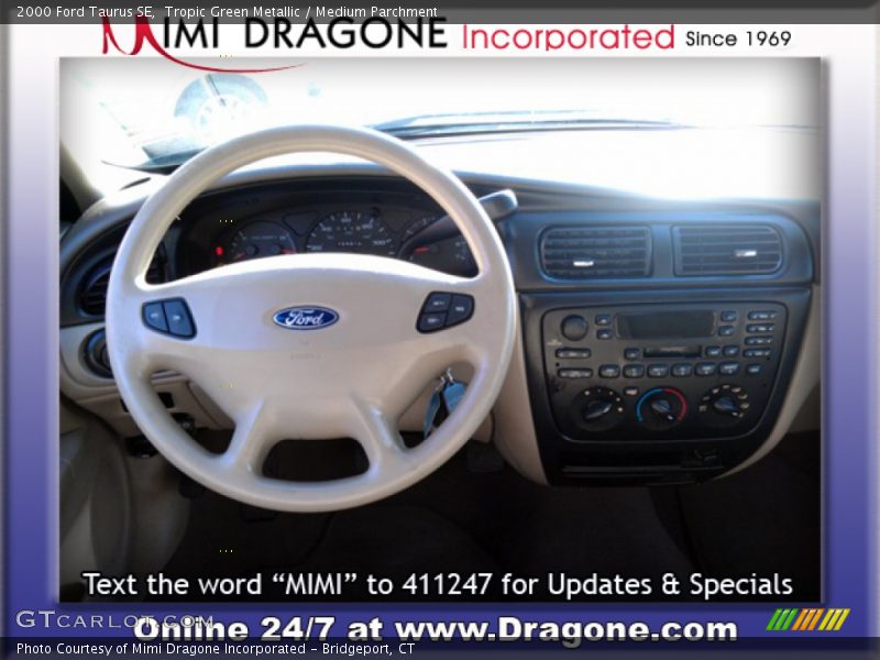 Tropic Green Metallic / Medium Parchment 2000 Ford Taurus SE