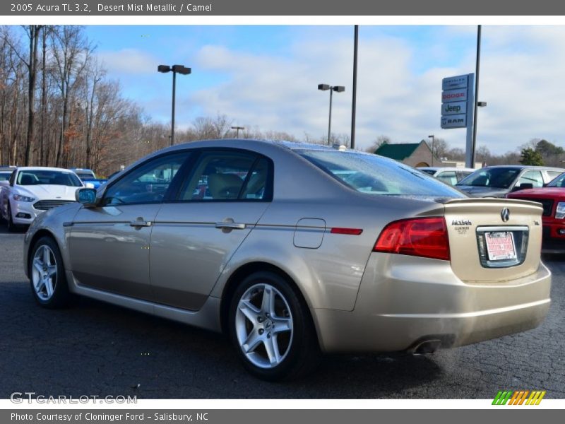 Desert Mist Metallic / Camel 2005 Acura TL 3.2