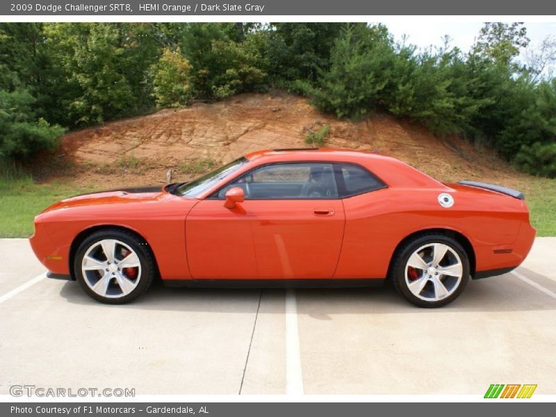 HEMI Orange / Dark Slate Gray 2009 Dodge Challenger SRT8