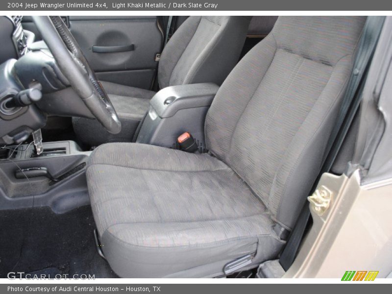 Front Seat of 2004 Wrangler Unlimited 4x4