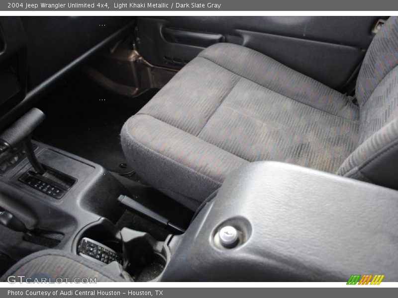 Light Khaki Metallic / Dark Slate Gray 2004 Jeep Wrangler Unlimited 4x4