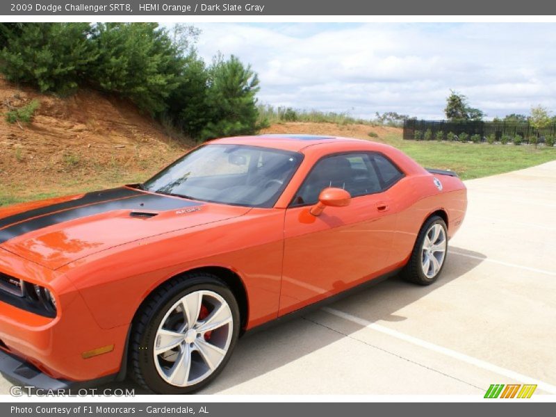 HEMI Orange / Dark Slate Gray 2009 Dodge Challenger SRT8