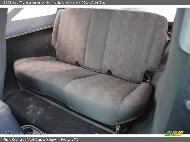 Rear Seat of 2004 Wrangler Unlimited 4x4
