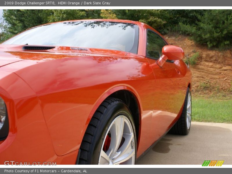 HEMI Orange / Dark Slate Gray 2009 Dodge Challenger SRT8