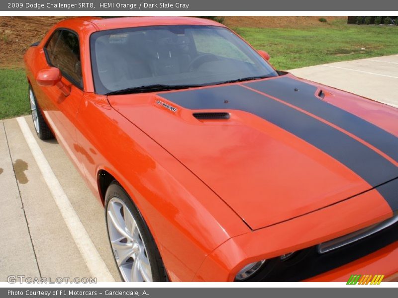 HEMI Orange / Dark Slate Gray 2009 Dodge Challenger SRT8