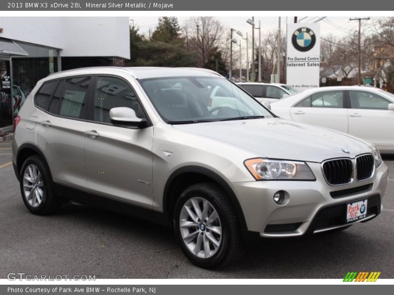 Mineral Silver Metallic / Mojave 2013 BMW X3 xDrive 28i