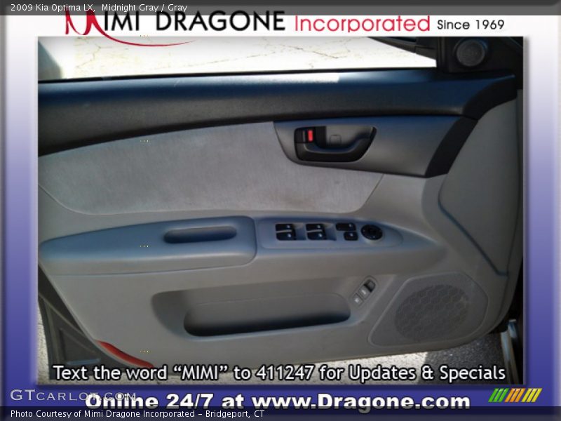 Midnight Gray / Gray 2009 Kia Optima LX