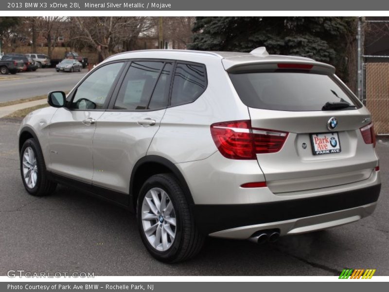 Mineral Silver Metallic / Mojave 2013 BMW X3 xDrive 28i