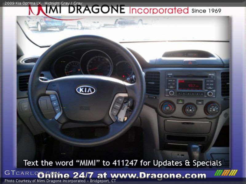 Midnight Gray / Gray 2009 Kia Optima LX