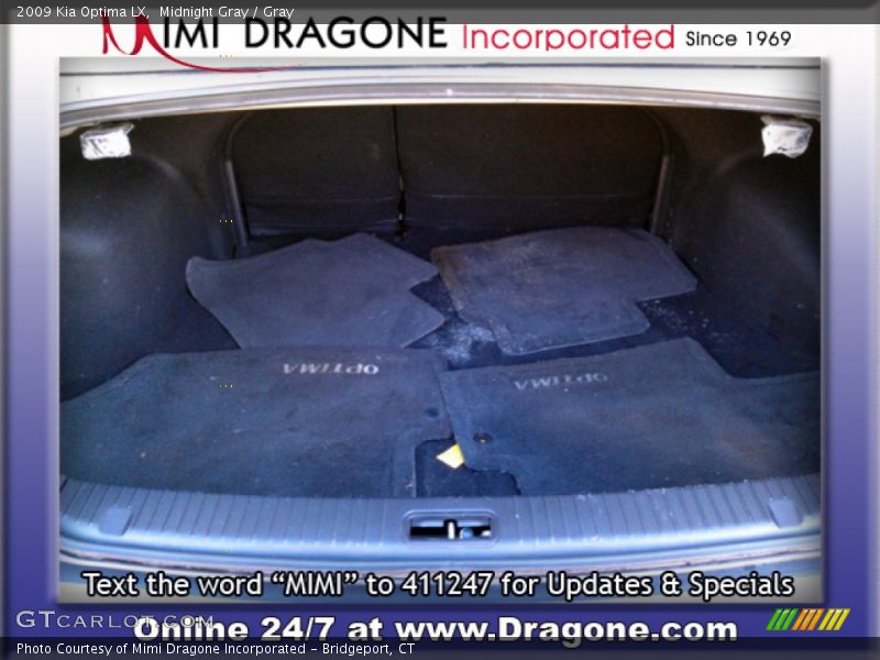Midnight Gray / Gray 2009 Kia Optima LX