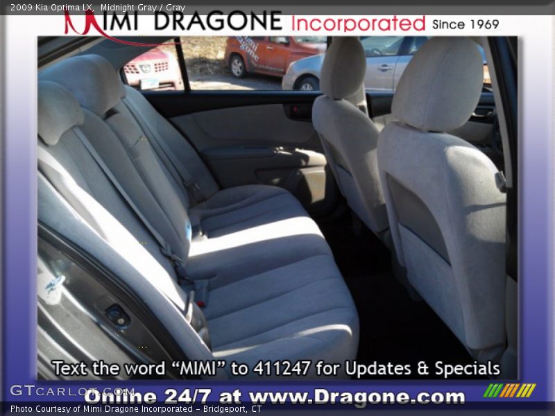 Midnight Gray / Gray 2009 Kia Optima LX