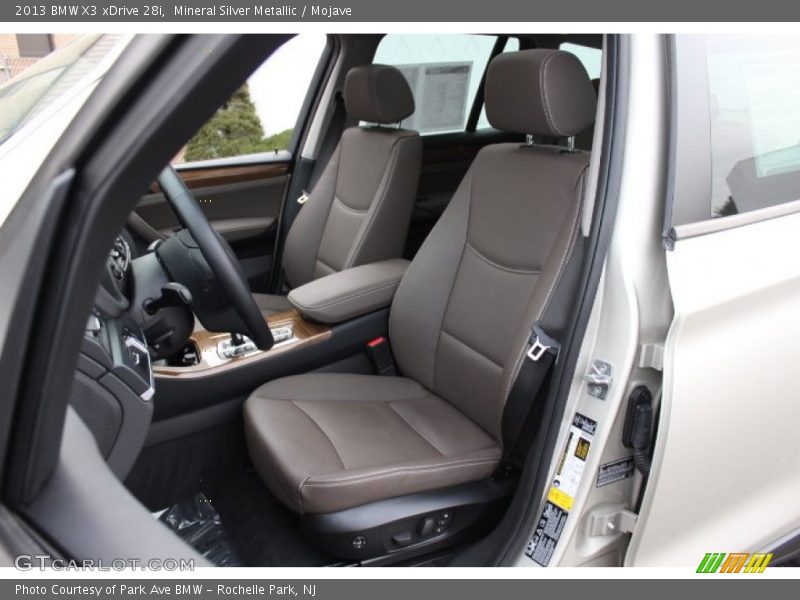 Front Seat of 2013 X3 xDrive 28i