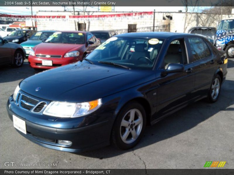 Nocturne Blue Metallic / Granite Gray 2004 Saab 9-5 Arc Sedan
