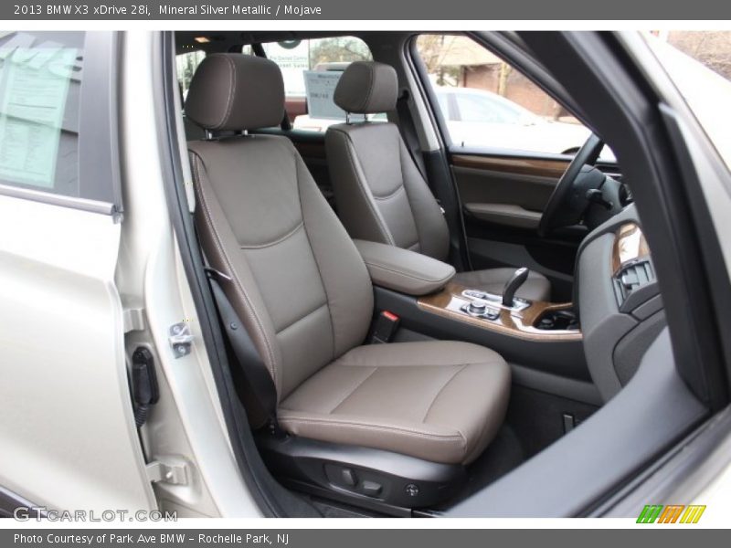 Front Seat of 2013 X3 xDrive 28i