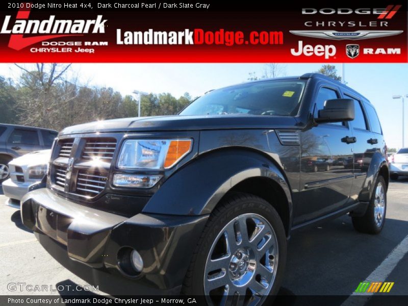 Dark Charcoal Pearl / Dark Slate Gray 2010 Dodge Nitro Heat 4x4