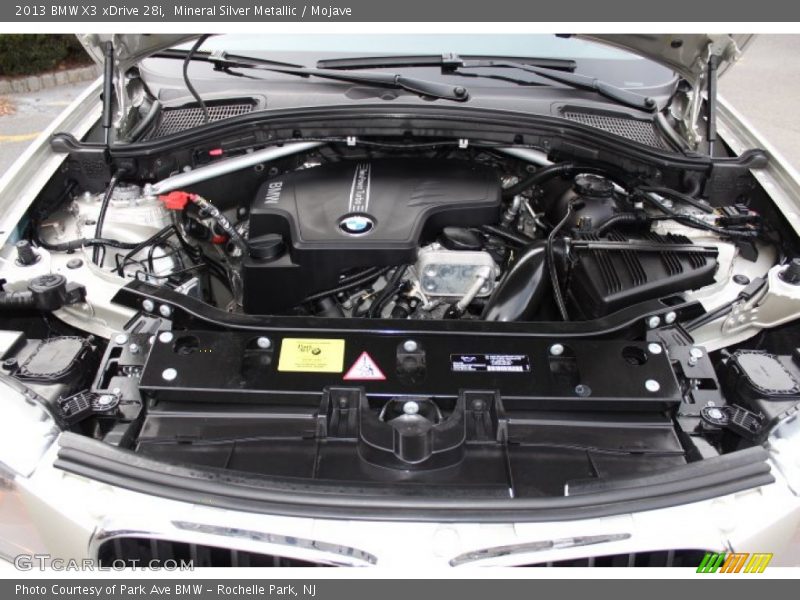  2013 X3 xDrive 28i Engine - 2.0 Liter DI TwinPower-Turbocharged DOHC 16-Valve VVT 4 Cylinder
